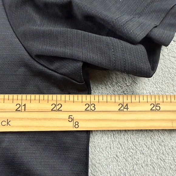 Birdie Bound Mens Size L Black Solid Golf Athletic Polo Shirt - Picture 5 of 6